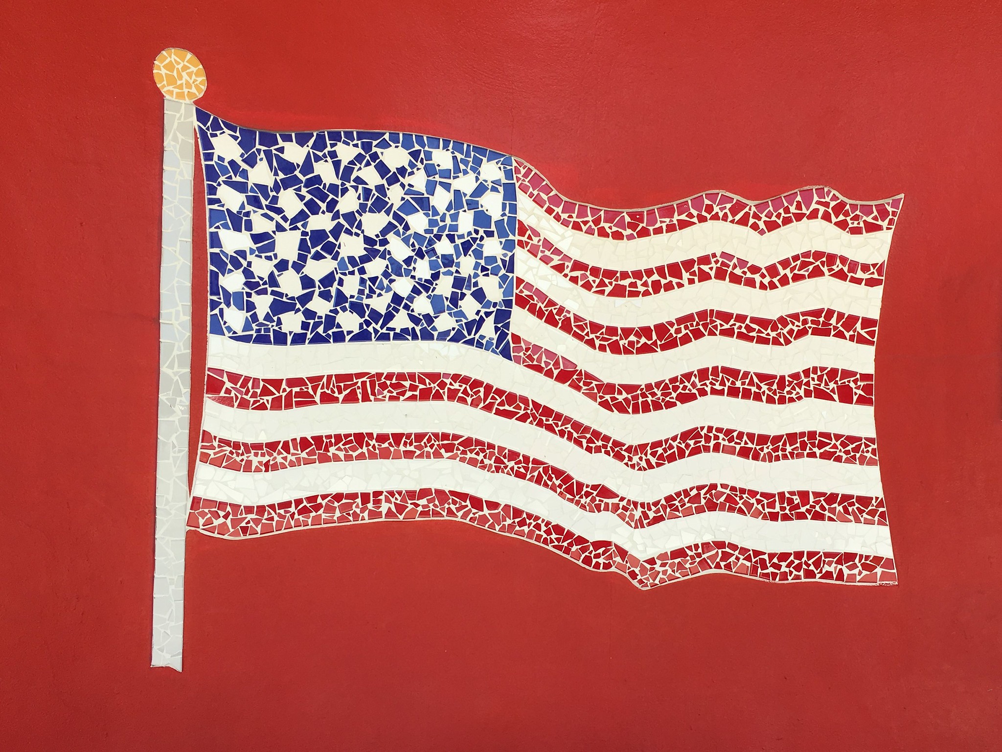 US Flag Mosaic